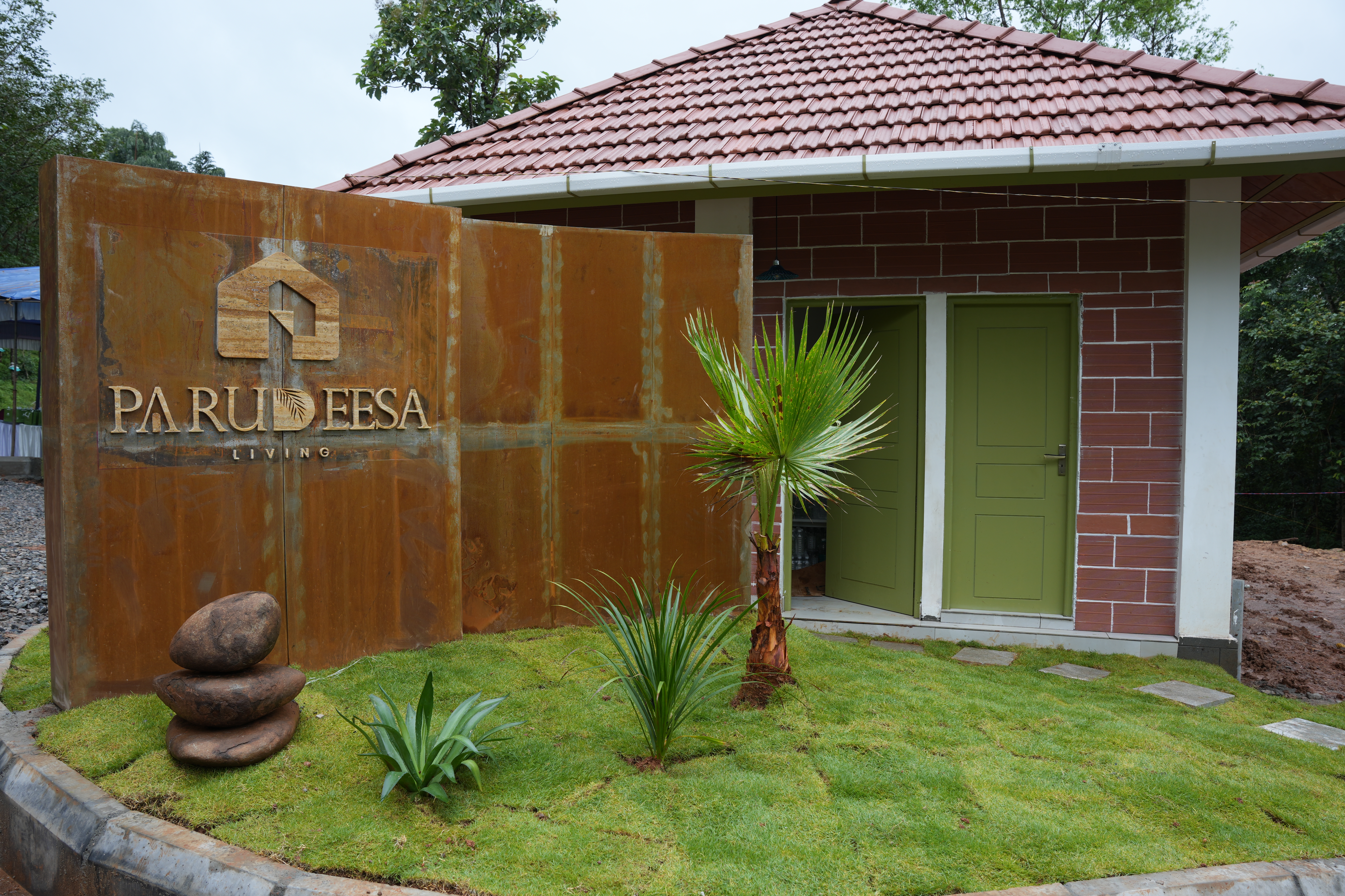Luxury villa with a private swimming pool and comfortable lounge chairs